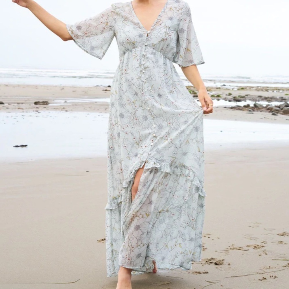 Lovestitch Floral maxi dress